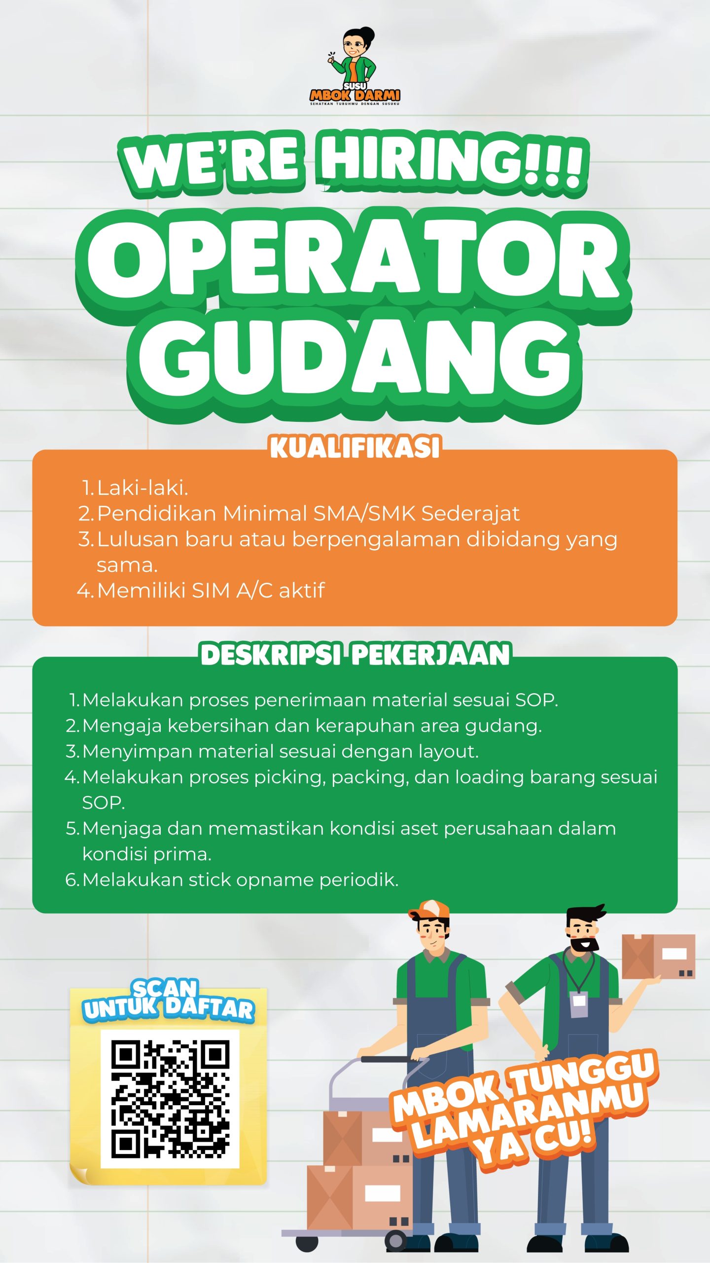OPERATOR GUDANG